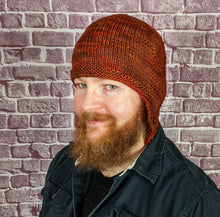 Load image into Gallery viewer, Mitered Earflap Hat Revamp